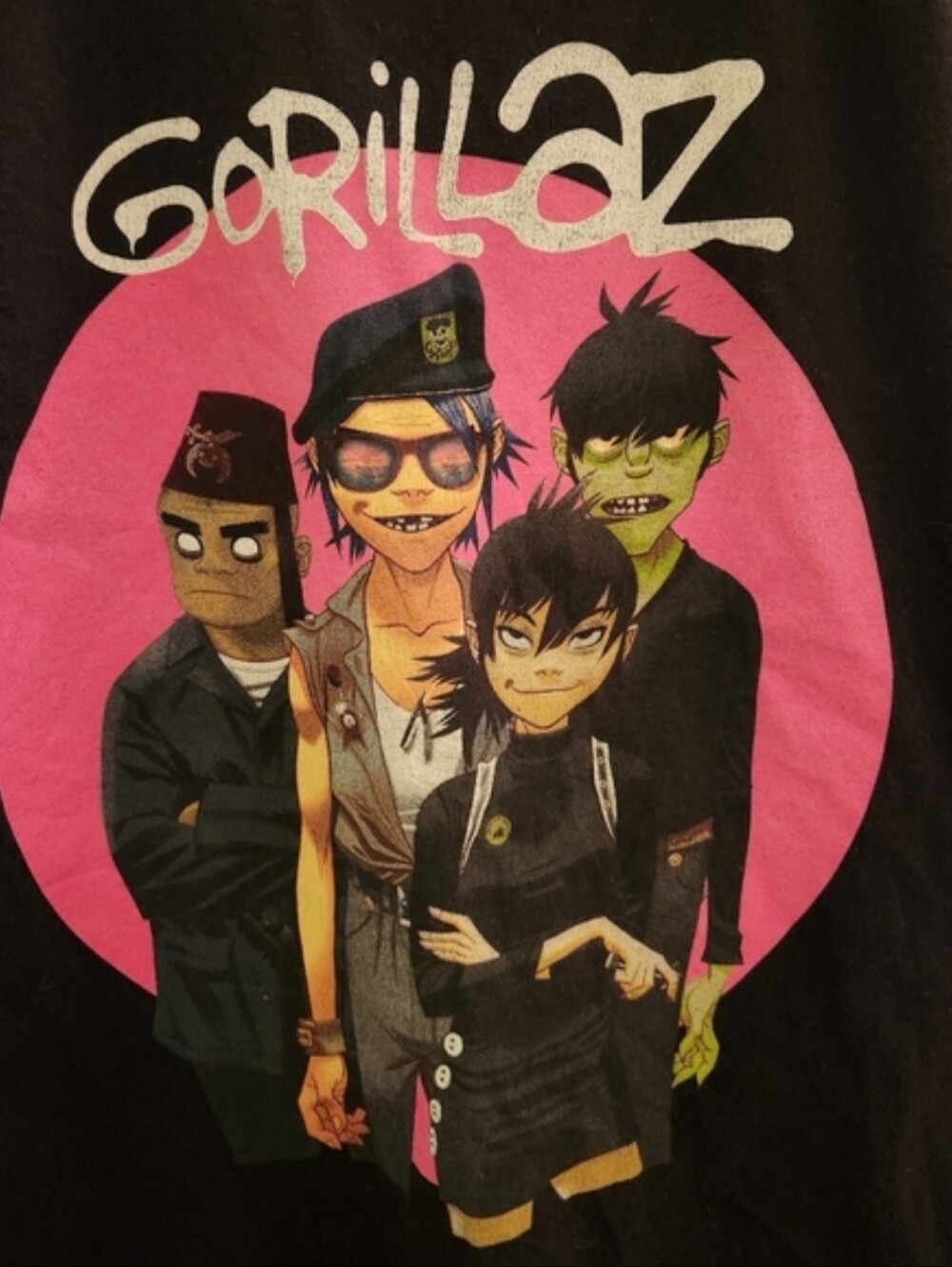 GORILLAZ alternative band concert tshirt sz small